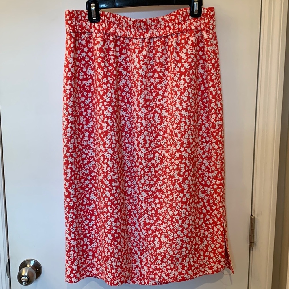 NWT J.Crew Floral Skirt